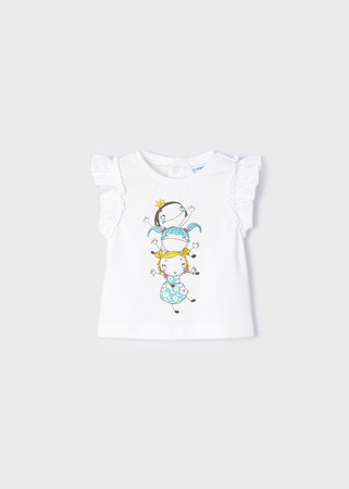 Mayoral baby 1943-075 Komplet 3-częściowy ze spódnicą dla dziewczynki Niebieski