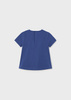 Mayoral Baby 1014-036 Koszulka ECOFRIENDS z krótkim rękawem z nadrukiem Azul
