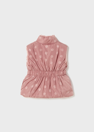 Mayoral Baby 2317-061 Kamizelka dziewczęca dwustronna różowa ECOFRIENDS
