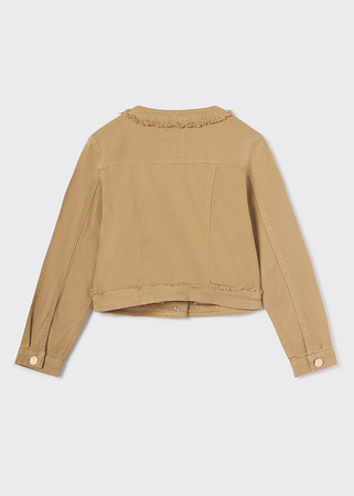 Mayoral Junior 6433-057 Kurtka/katana dla dziewczynki Beżowa