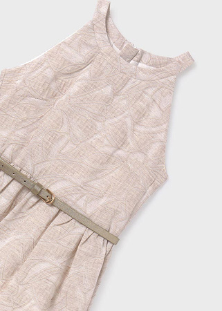 Mayoral Junior 6949-085 Sukienka żakardowa dla dziewczynki Lino