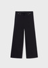 Mayoral Junior 6543-003 Spodnie cropped z dzianiny Negro