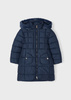 Mayoral Mini 4490-070 Długa kurtka dla dziewczynki Noche