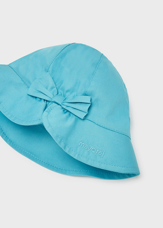 Mayoral Baby 10182-076 Czapka z bawełny dla dziewczynki Turkusowa