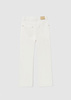 Mayoral Junior 6579-080 Spodnie cropped dla dziewczynki Białe