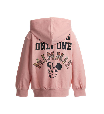 Original Marines DEAV3553F Bluza MINNIE zapinana na suwak dla dziewczynki Róż