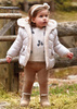 Mayoral Baby 514-027 Spodnie sztruksowe skinny fit dla dziewczynki  Camel