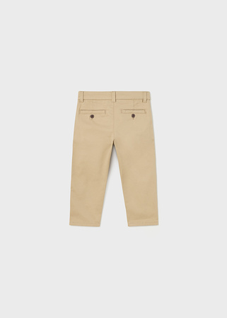 Mayoral Baby 522-026 Spodnie chino slim dla chłopca Beżowe