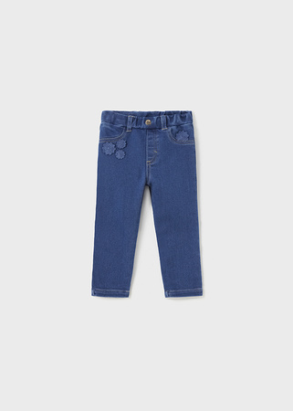 Mayoral Baby 2525-065 Spodnie jeans skinny fit dla dziewczynki Medio