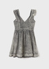 Mayoral Junior 6971-080 Sukienka z liocelu a'la jeans dla dziewczynki  Gris
