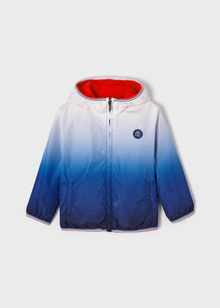 Mayoral 3417-095 Kurtka dwustronna przejściowa wiatrówka dla chłopca Niebiesko-czerwona