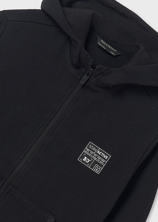 Mayoral Junior 6476-088 Bluza chłopięca z kapturem kolor negro