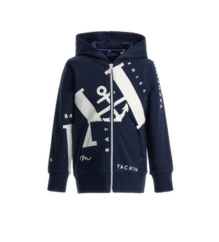 Original Marines DEP2014B Bluza z kapturem dla chłopca Granat