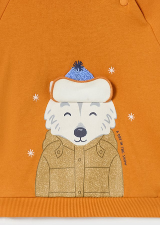 Mayoral Baby 2429-018 Bluza z kapturem z motywem interaktywnym Yema