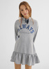 Mayoral Junior 7339-019 Sukienka z dzianiny dla dziewczynki z aplikacją ECOFRIENDS szara