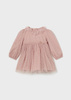 Mayoral Baby 2907-070 Sukienka z tiulem Rubor