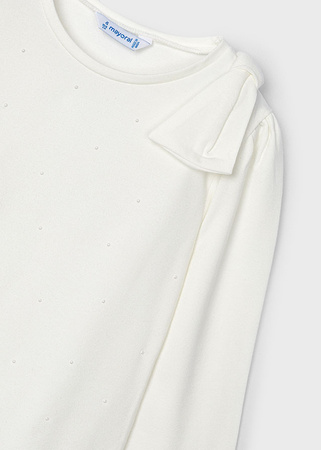 Mayoral Mini 4064-029 Koszulka z długim rękawem dla dziewczynki Crudo