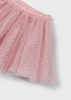 Mayoral Mini 3901-097 Spódnica z tiulu z brokatem dla dziewczynki Różowa