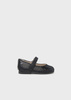 Mayoral 42476-052 Buty balerinki cekinowe Kolor Negro