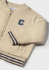 Mayoral Baby  2426-018 Bluza bomberka zapinana na zamek Latte