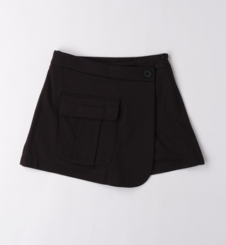 Ido 4B719/00 Krótkie spodenki/spódnico-spodenki z kieszenią Negro