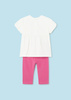 Mayoral Baby 1736-051 Komplet 2-częściowy dla dziewczynki  Magenta
