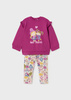 Mayoral Baby 2767-93 Komplet 2-częściowy z leginsami dla dziewczynki ECOFRIENDS Magenta