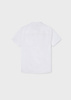 Mayoral Junior 6113-072 Koszula z krótkim rękawem ze stójką dla chłopca Biała