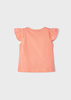 Mayoral Mini 3076-027 Koszulka bez rękawków z aplikacją Pomarańczowa