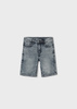 Mayoral Junior 6214-070 Bermudy soft denim dla chłopca Szare