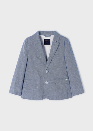 Mayoral Mini 3486-078 Marynarka z lnem dla chłopca Cian