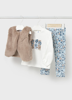 Mayoral Baby 2739-033 Komplet 3-częściowy z kamizelką Blue bell