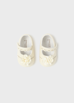 Mayoral Newborn 9819-005 Buty balerinki dla noworodka  Nacar
