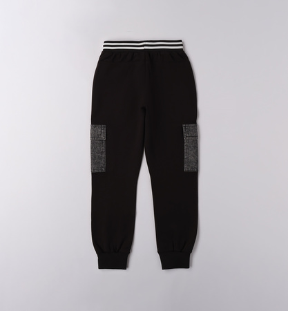 Ido  4F461/00 Długie spodnie dresowe Black