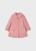 Mayoral Baby 2432-029 Płaszcz z dzianiny strukturalnej dla dziewczynki Różowy
