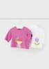Mayoral Newborn 1001-010 Zestaw koszulek z krótkim rękawem Juicy