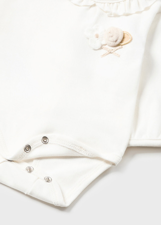 Mayoral Newborn 2848-025 Komplet 3-częściowy dla dziewczynki Champagne