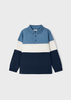 Mayoral Mini 4104-047 Koszulka polo z długim rękawem dla chłopca  Stone blue