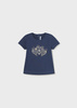 Mayoral Baby 105-049 Koszulka z krótkim rękawem ECOFRIENDS Granatowa