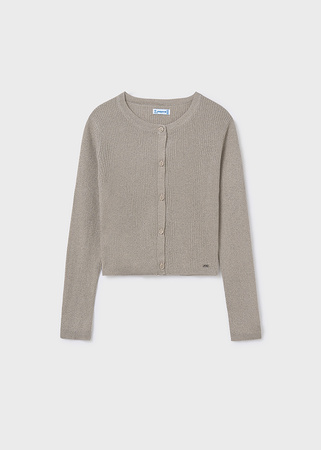 Mayoral Junior 6350-092 Sweter trykotowy w prążek Raiz vig