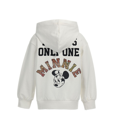 Original Marines DEAV3553F Bluza MINNIE zapinana na suwak dla dziewczynki Ecru