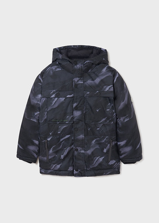 Mayoral Junior 7459-046 Kurtka zimowa pikowana dla chłopca szara