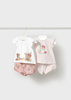 Mayoral Newborn 1671-053 Komplet 4-częściowy casual Rosa baby