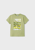 Mayoral Mini 3010-041 Koszulka z krótkim rękawem dla chłopca ECOFRIENDS Zielona