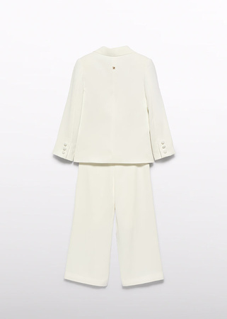 Abel&Lula 5240-027 Garnitur wizytowy z krepy dla dziewczynki Nata