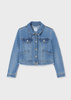 Mayoral Junior 6422-046 Kurtka jeansowa dla dziewczynki Kolor niebieski