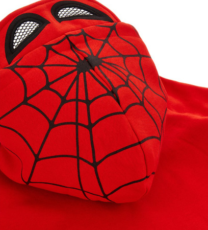 Original Marines DDAV2757B Bluza z kapturem dla chłopca Marvel Spiderman Czerwona