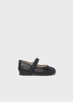 Mayoral 42476-052 Buty balerinki cekinowe Kolor Negro