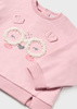 Mayoral Baby 2414-095 Bluza z aplikacją dla dziewczynki  Rosado