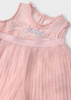 Abel&Lula 5274-018 Komplet z tiulu z plisowanymi spodniami dla dziewczynki  Pastel